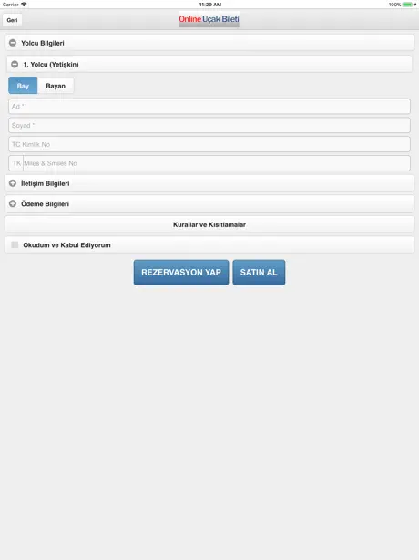 Online Uçak Bileti