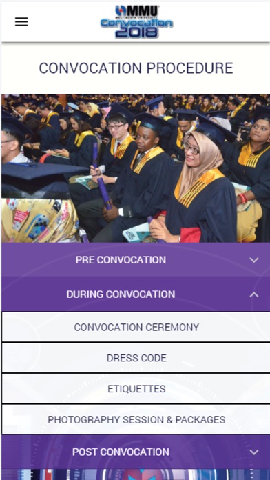 MMU Convocation 2018 screenshot 2