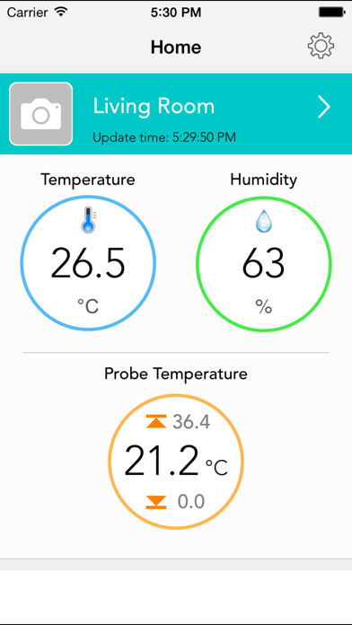 Screenshot #1 pour BLE Thermo-Hygrometer