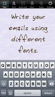 handwritten email iphone screenshot 1