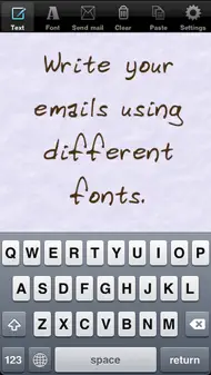 Handwritten email iphone bilder 0