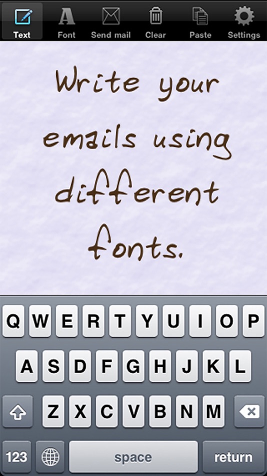 Handwritten email - 1.9 - (iOS)
