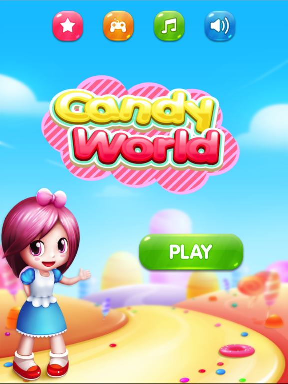 Screenshot #4 pour Candy World - New Match 3 Puzzle Game