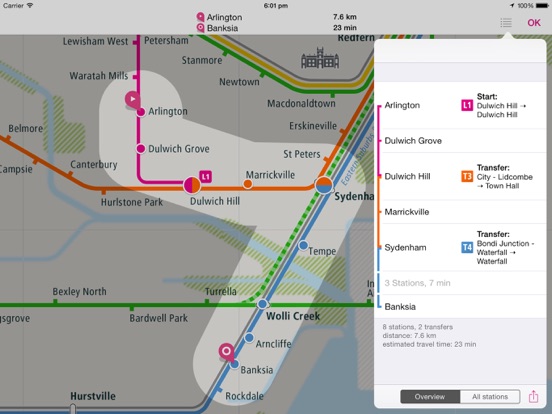 Screenshot #6 pour Sydney Rail Map Lite