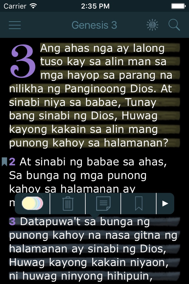 Ang Dating Biblia. Filipino screenshot 2