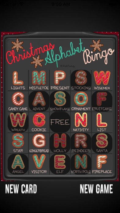 Activity Bingo Christmas screenshot 2