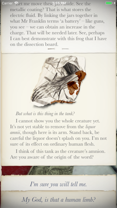 Frankenstein: Interactive screenshot 3