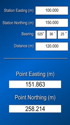 Coordinate calculator screenshot 3