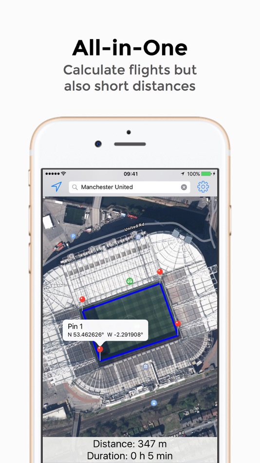 #4. Flight Distance Calculator (iOS) Podle: Nicolas Schotten