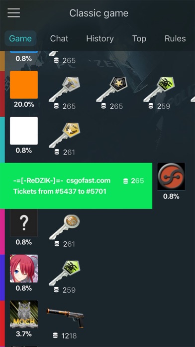 CSGOFAST - Try your luck! screenshot 4