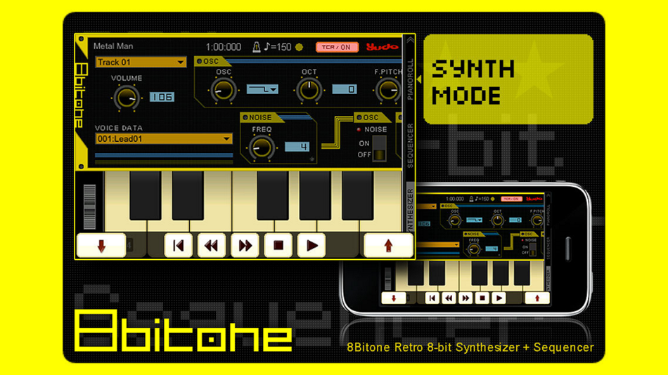 #3. 8Bitone+ MICRO COMPOSER (iOS) 由: Yudo Inc.