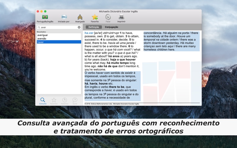 Michaelis Escolar Inglês Screenshot