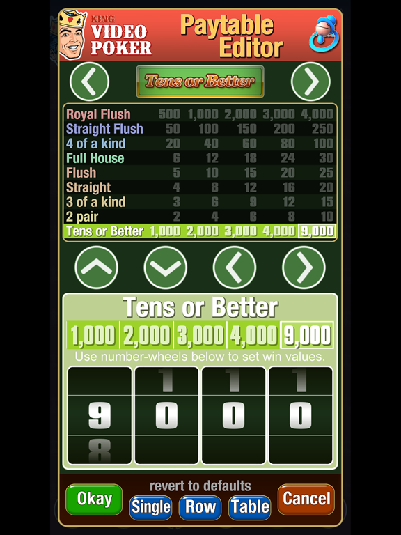 King Of Video Poker Multi Hand iPad screenshot