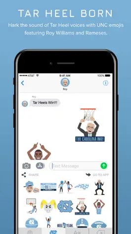 Game screenshot UNC Tar Heels Emojis mod apk