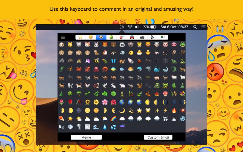 How to cancel & delete keyboard for emoji 2