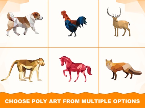 Animal Polygon Art LoPoly Workのおすすめ画像2