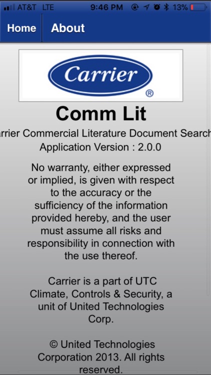 Carrier® Comm Lit