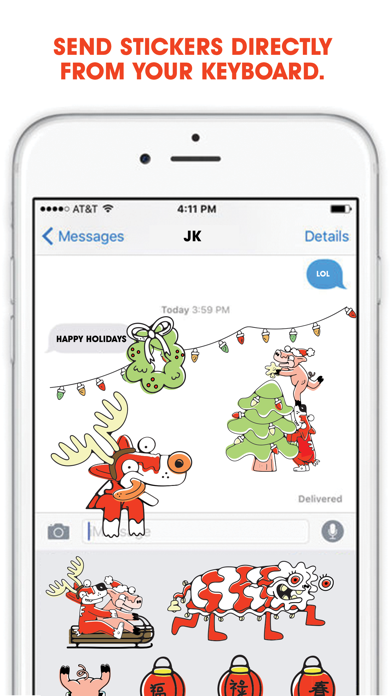 Jason Keam Holiday Stickers screenshot 2