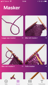 Strikkehjelpen screenshot