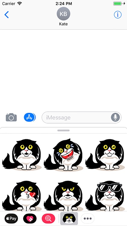 eatdrinkcat Kitty Stickers