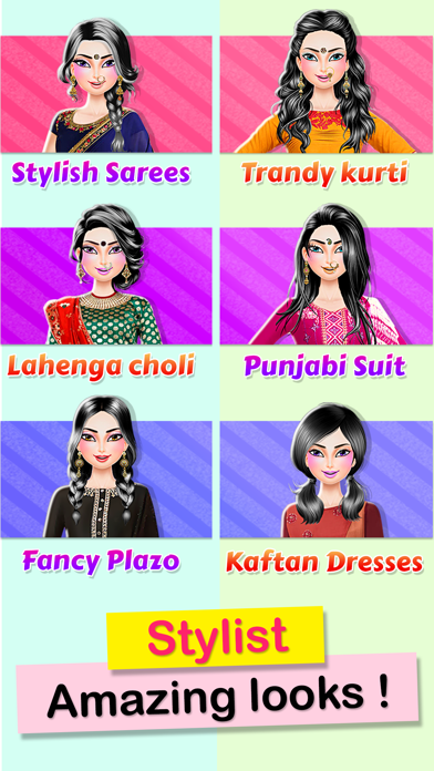 Screenshot #2 pour Indian Fashion - Stylist Girl