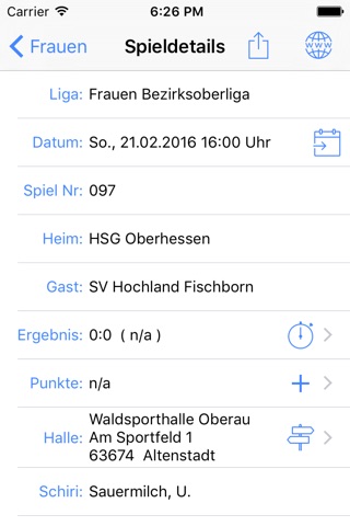 SV Hochland Fischborn Handball screenshot 3