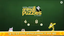 some simple animal puzzles 5+ iphone screenshot 1