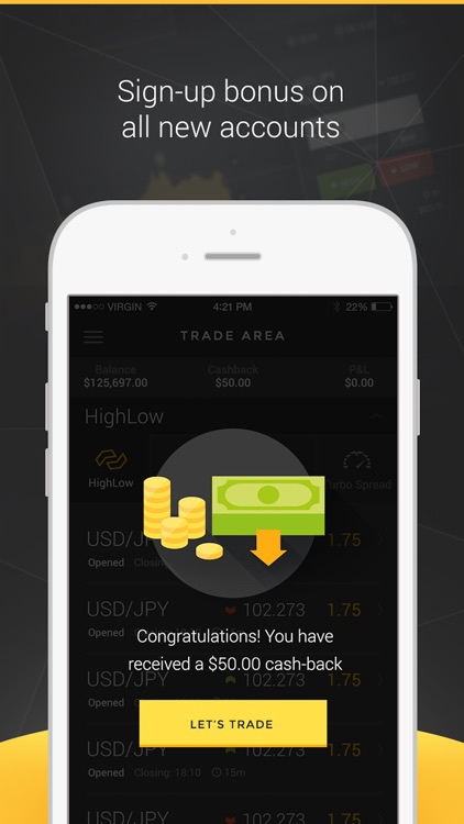HighLow Markets Trading App