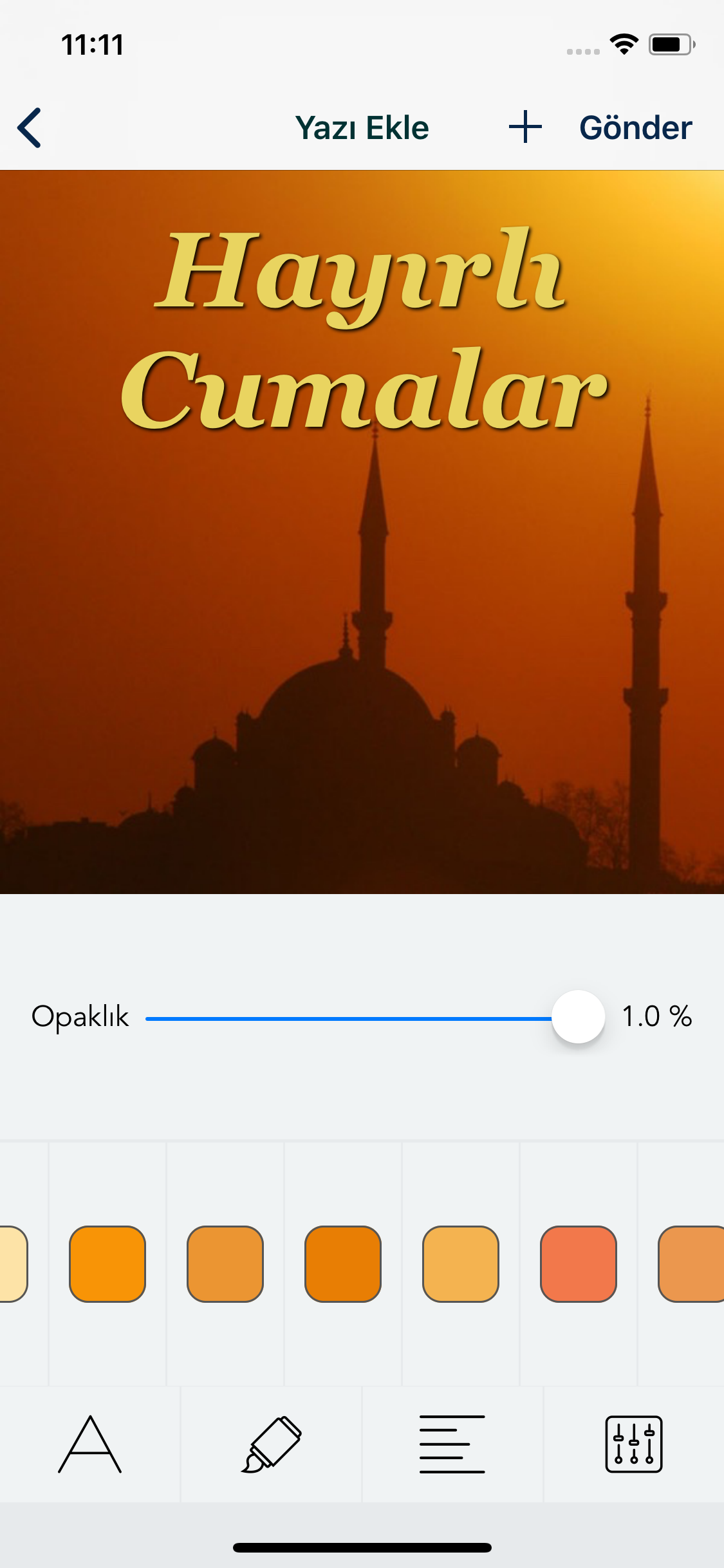 Cuma Mesajları - Kart Oluştur
