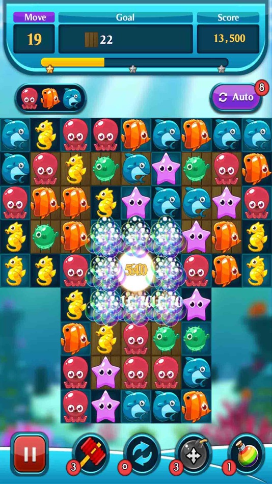 #4. Ocean Match Puzzle (iOS) โดย: MOBIRIX