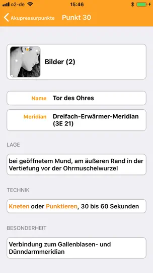 Screenshot von AcuApp® Akupressur auf dem iPhone 3