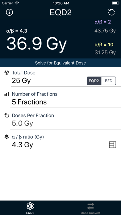 EQD2 Calculatorのおすすめ画像1