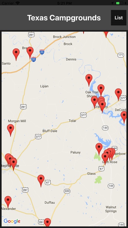 Texas Camping Spots