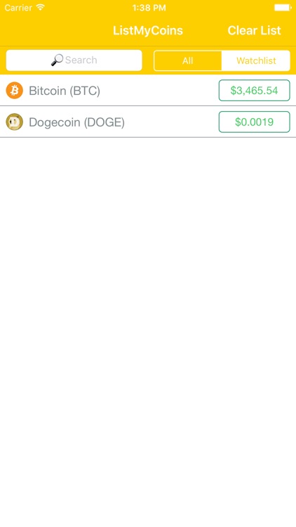 ListMyCoins screenshot-3