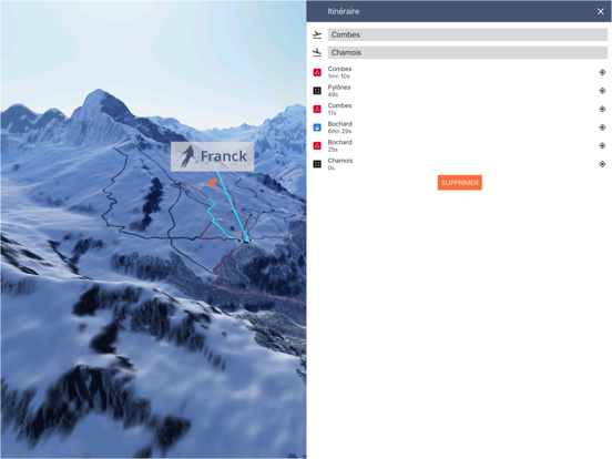 Screenshot #5 pour 4riders Ski - Cartes 3D / GPS