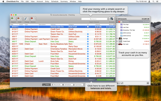 checkbook pro checkbook register program