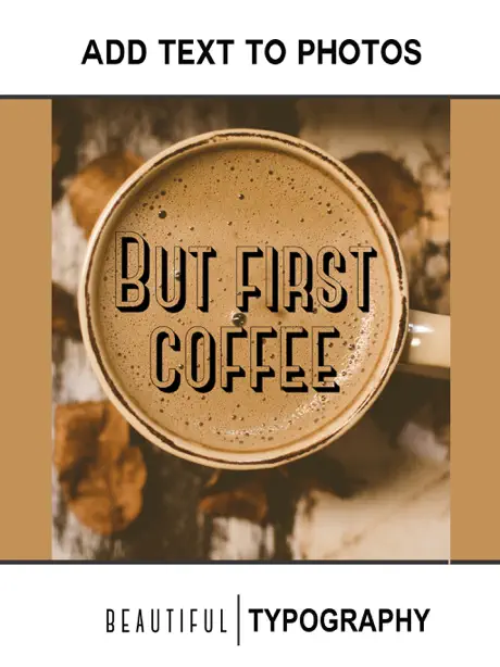 Vintage Font - Write On Photos