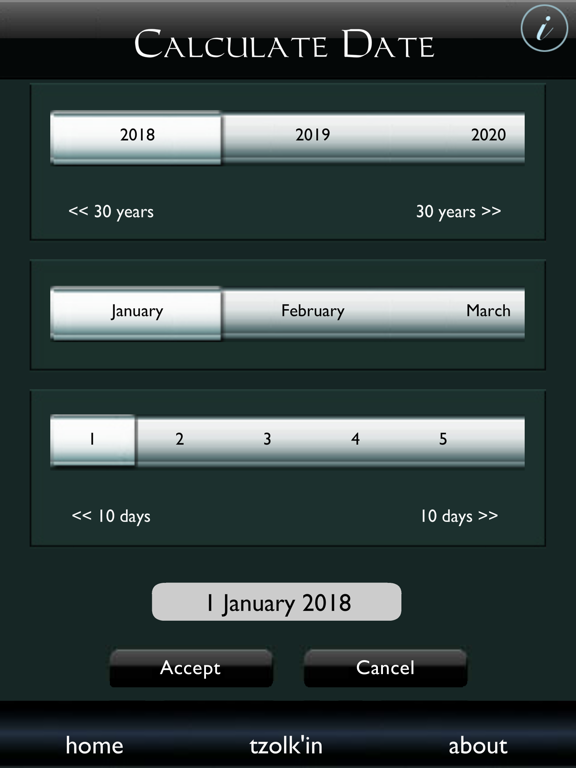 MCP Mayan Tzolkin iPad screenshot 5 - Entertainment app