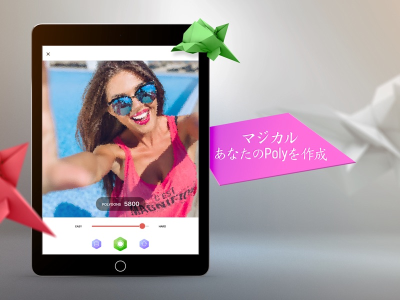 POLY ART - ポリゴンスタイルお絵描き&塗り絵パズル screenshot 9
