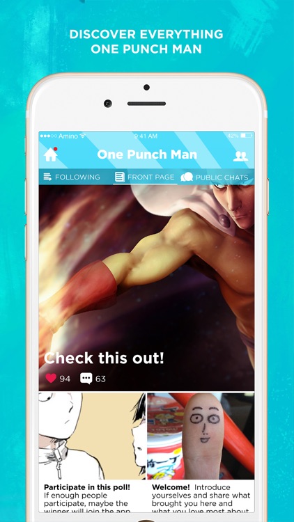 Amino for One Punch Man