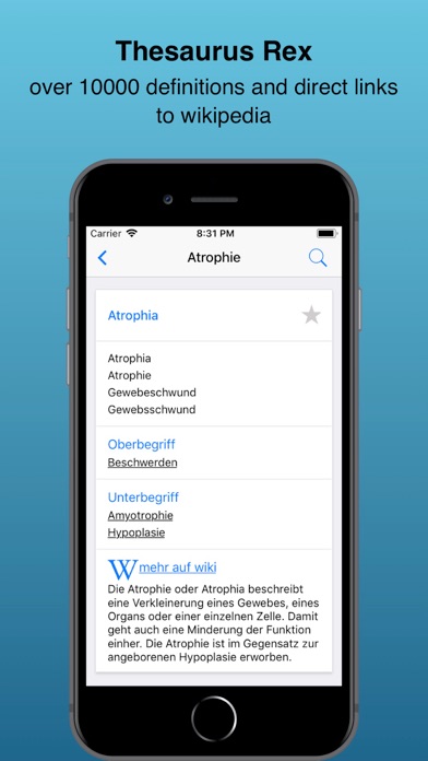 Screenshot #2 pour Thesaurus Rex German