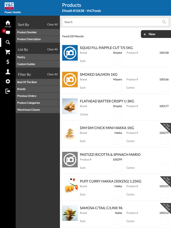 Screenshot #4 pour V&C Foods – Mobile Ordering