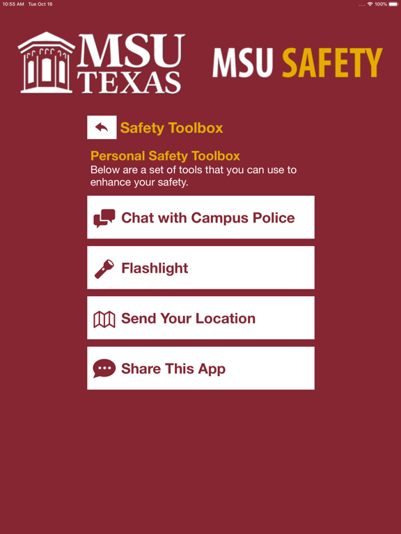 MSU Safety iPad screenshot 5 - Education app