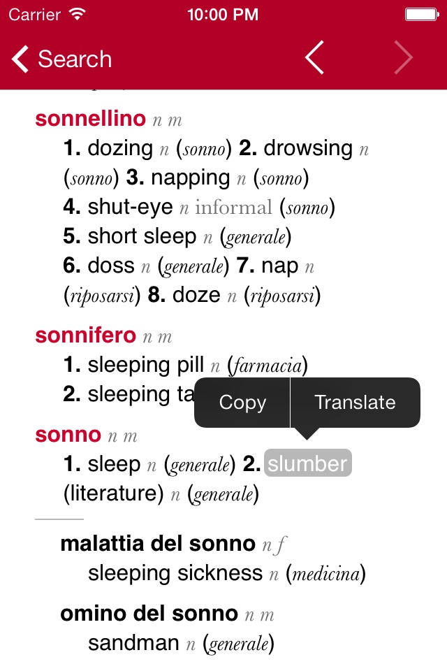 Accio: Italian-English screenshot 3