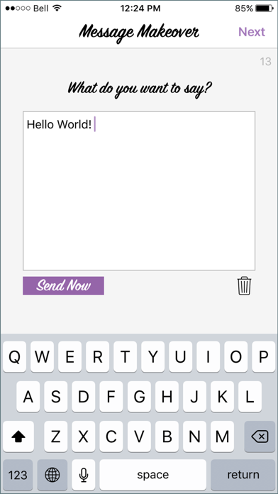 Screenshot #3 pour Message Makeover - Colorful Text Message Bubbles