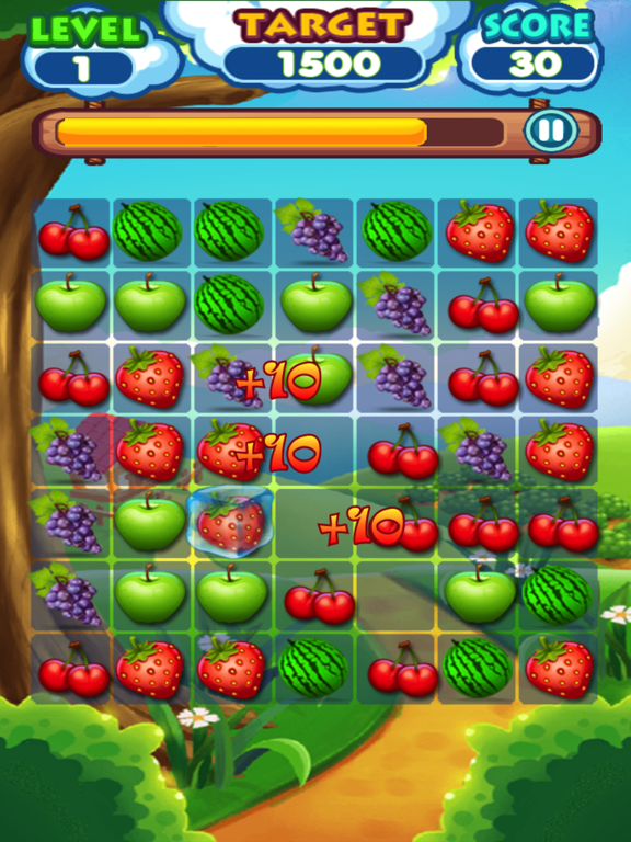 Fruit Line Crush - Math 3 Gameのおすすめ画像1