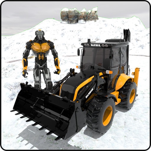 Snow Excavator Crane Rescue icon