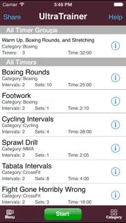 ultratrainer iphone screenshot 1