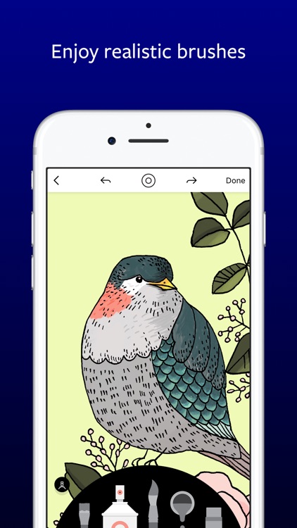 Lake: De-Stress Therapy with Art Coloring Pages screenshot-3