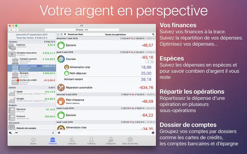 Capture d'écran de IFinance 4 sur iPhone 1